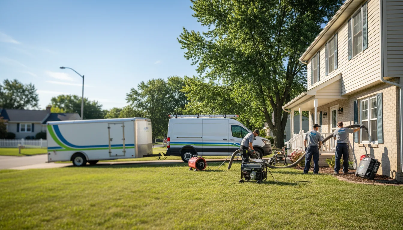 Flooded Basement Restoration And Cleanup With Repair in Pillager, MN near me